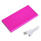 Power Bank 10000mah Portable Charger With 2 Outputs, Large Capacity External Battery For Earphone