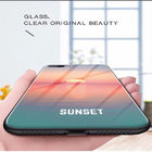 Factory Customized OEM ODM Tempered Glass Phone Case Cover For iPhone X 8 7 6 Plus