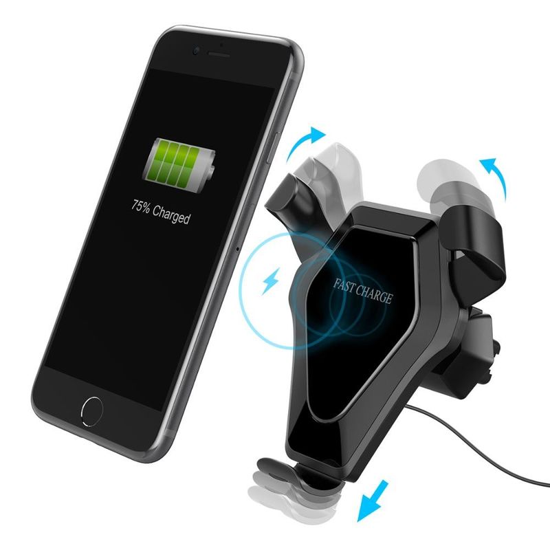 2018 New Products Wireless Car Charger with Air Vent Phone Holder