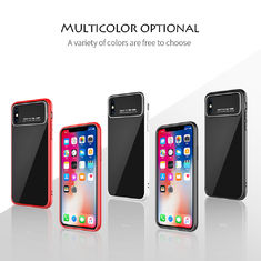 Luxury Shockproof Clear Phone Case For Iphone x Tempered Glass Phone Case Transparent