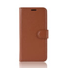 Litchi Leather Mobile Phone Case Cover For Oneplus 6 Case