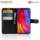 Lichee Leather Pattern Cell Phone Case Cover For Xiaomi Mi 8 Back Case