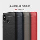 Carbon Fiber Cell Phone Case For Xiaomi Mi 8 Back Cover Tpu Case