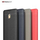 Litchi texture silicone phone case for Nokia 2.1