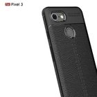 Top Sale Leather Texture TPU Phone Case For Google Pixel 3 Back Cover