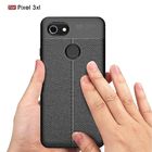 Litchi texture silicone phone case for Google Pixel 3XL
