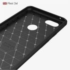 carbon fiber silicone phone case for Google pixel 3xl