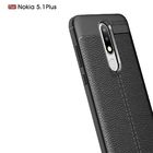 Litchi Pattern Soft Shockproof Tpu Phone Case for Nokia 5.1 Plus