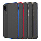 Luxury plating bumper PC TPU armor phone case for iPhone X