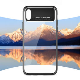 Luxury Shockproof Clear Phone Case For Iphone x Tempered Glass Phone Case Transparent