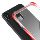 New products shock proof mobile phone PC TPU crystal clear case For Iphone X Case