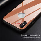 New design wireless charging support tempered glass back cover glass phone cover for iphone x case