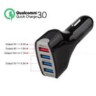 Factory Wholesale Qc 3.0 Quick Charger  4 Ports Usb Car Charger Adaptive Phone Adapter For Phone Usb Interface Car Charger