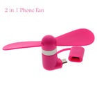 Factory Wholesale Sell 2019 Portable USB Fan Mini Phone Fan for Smartphone 2 in 1 Mini Fan for iPhone for Android