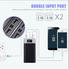 Cheaper 10000-20000mah Power Bank External Battery PoverBank 2 USB LED Powerbank Portable Mobile phone Charger