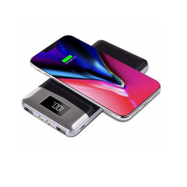 2 in 1 wireless charging powerbank 6000-10000 mah Qi wireless power bank 10000 mah battery portable mobile wireless charger