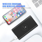 2019 factory price 6000-10000mah Wireless QI Charging phone power bank wireless charger power bank oem for mobile phone