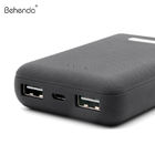 Behenda 2019 Hot Selling Custom Dual USB Powerbank with logo 10000mah 20000mah PowerBank