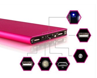 Wholesales custom full capacity portable mobile charger 10000mah power bank supply