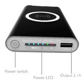 2017 Latest Product wholesales QI Wireless charger Power Bank 10000mah for iphone