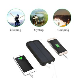 2018 Amazon hot selling solar power bank 10000mah 15000mah Portable Outdoor Solar Charger battery for Mobile Phone