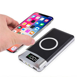 Qi Wireless Portable Charger 10000mAh 12000mah Dual usb output Power Bank with LED Digital Display External Battery 2 in 1