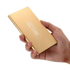 Slim 10000 mAh Power Bank Portable Ultra-thin Polymer Metal Alloy Powerbank Battery Power Bank External Battery