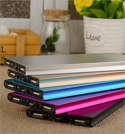 Slim 10000 mAh Power Bank Portable Ultra-thin Polymer Metal Alloy Powerbank Battery Power Bank External Battery