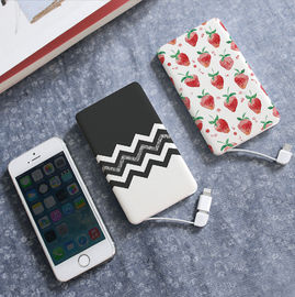 Mini High Quality Christmas Promotional Gift Oem Credit Card Power Bank of 5000 mah for Iphone Charging