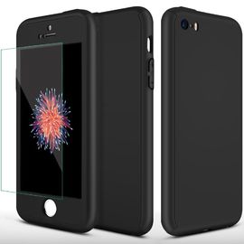 For iphone liquid silicone phone case 360 Degree Full Cover Protective phone case with tempered glass