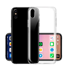 Factory wholesale price clear transparent TPU smartphone shell mobile back cover cell phone case for iPhone X