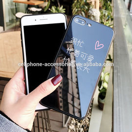 Customized Logo Shenzhen Manufacturing Tempered Glass Phone Case Tempered Glass Screen Protector Marble Phone Case