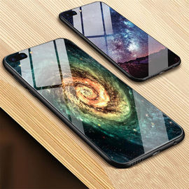 Mobile phone accessories, OEM logo glass wood phone case for iphone X case