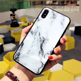 2018 Newest Tempered glass universal shockproof cell phone case for iphone x 8 case