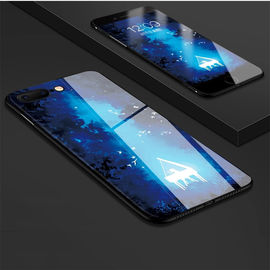 2018 newest Amazon hot selling TPU glass phone case tempered glass phone case for iphone x