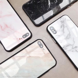 Factory Customized OEM ODM Tempered Glass Phone Case Cover For iPhone X 8 7 6 Plus