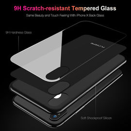 High quality OEM logo waterproof glass case phone cover for iphone X from China factory