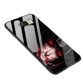 Luxury Tempered Glass Phone Case for Samsung Full Back Cover for iPhone TPU Soft Edge Silicone Glass Cases Coque