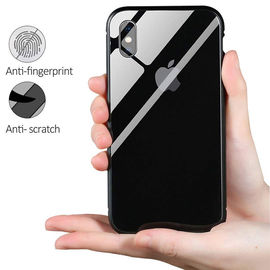 2 in 1 For Iphone X magnetic Phone Case, Mobile Phone glass Cover Shell For Iphone X Magnet Case