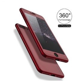 2018 Phone accessories for iphone 9 case 360 degree full protective mobile phone cover with screen protector for iphone 8plus X