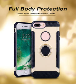 2018 newest 360 degree shockproof mobile phone case for iPhone XR XS with ring holder and magnetic plate