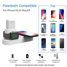 4 in 1  Wireless Charger for Mobile Phones USB port for iPad Tablet Qi Charger Stand for Earphone/for Apple Watch