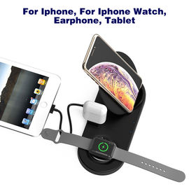 Universal 5 in 1 Wireless Phone Charger for Apple Watch/iPhone Portable Fast Charging Multi cell phone Charger for Airpod/Tablet