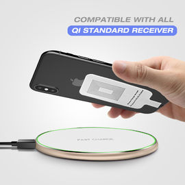 2019 Portable 10W Fast Charging Pad for Iphone for Samsung Aluminum Alloy+ ABS High Speed Wireless Charger