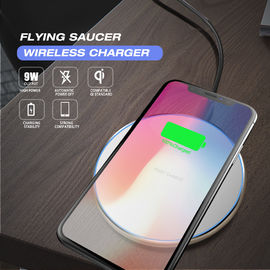 2019 Portable 10W Fast Charging Pad for Iphone for Samsung Aluminum Alloy+ ABS High Speed Wireless Charger