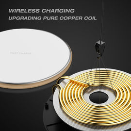 2019 Portable 10W Fast Charging Pad for Iphone for Samsung Aluminum Alloy+ ABS High Speed Wireless Charger