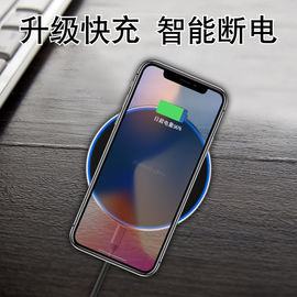 2019 Newest 5W/10W Quick Charge Fast QI ultra thin wireless charger wireless mobile phone charger for Iphone XS XR