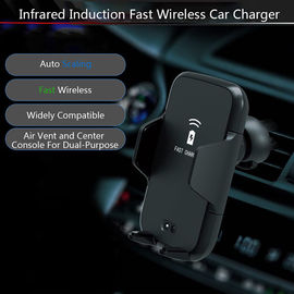 Factory price Car Wireless Charger Infrared Sensor For Phone Fast QI Car Charger Wireless Charging Car Holder