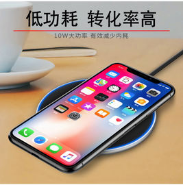 2019 Newest Aluminum Portable Wireless Charger  Qi Wireless Charger wireless mobile phone charger custom LOGO