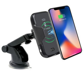 New Qi infrared auto sensor car wireless fast charger for iPhone XS universal air mount wireless charger qi for iPhone XR holder